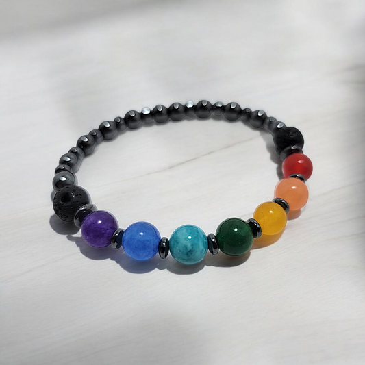7 Chakra Grounding Bracelet
