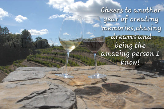 Cheers to You-Birthday Photography Card