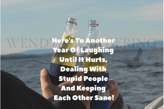 Brotherhood and Beer-Birthday Photography Card