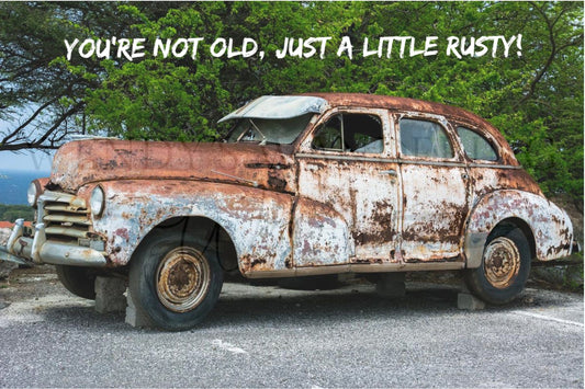 Still Running Strong-Birthday Photography Card