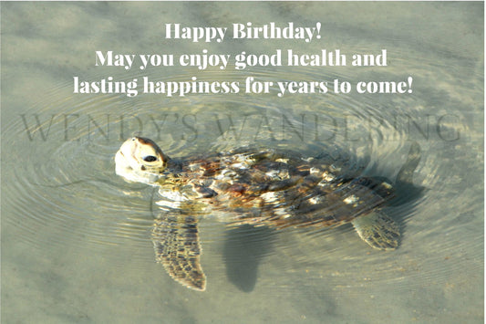 Tides of Good Fortune-Birthday Photography Card
