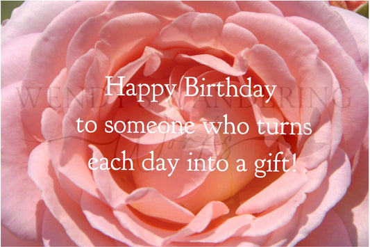 The Gift of You-Birthday Photography Card