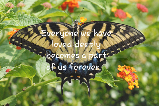 Forever Part of Us-Sympathy Photography Card