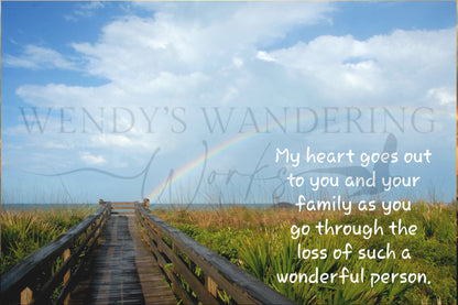Path of Comfort-Sympathy Photography Card