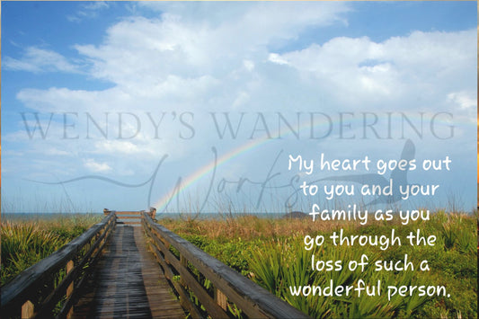 Path of Comfort-Sympathy Photography Card